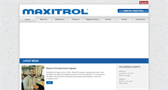 Desktop Screenshot of maxitrol.us
